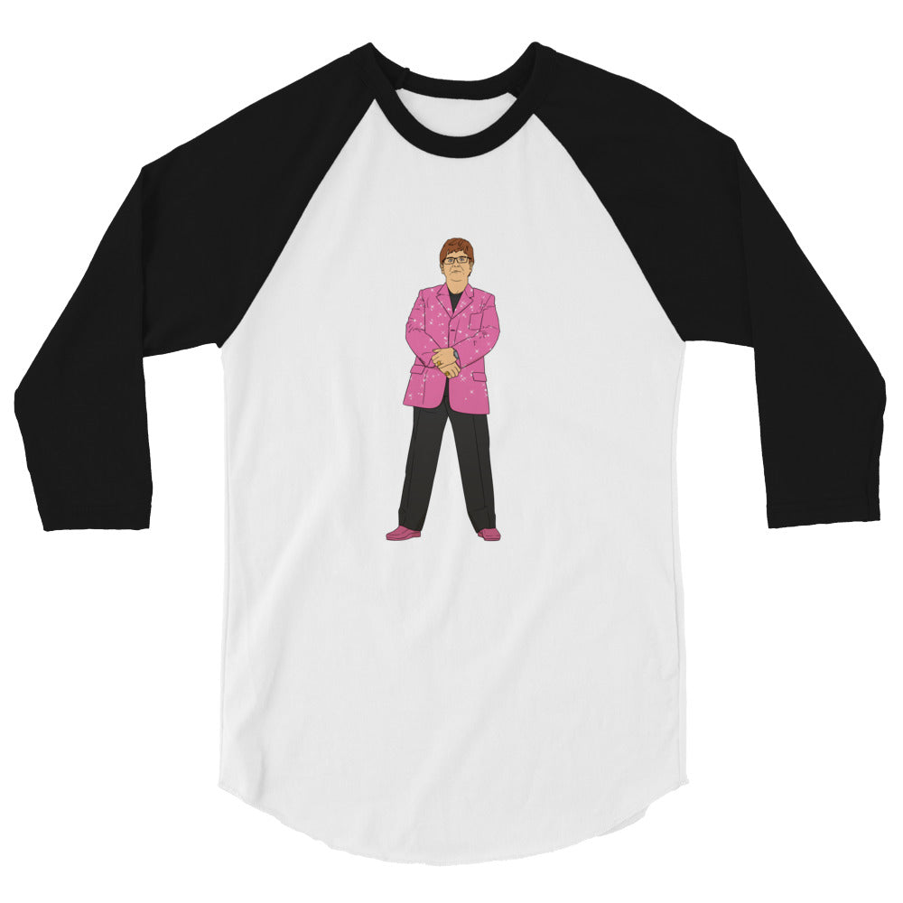 Elton John 3/4 Sleeve Raglan Shirt