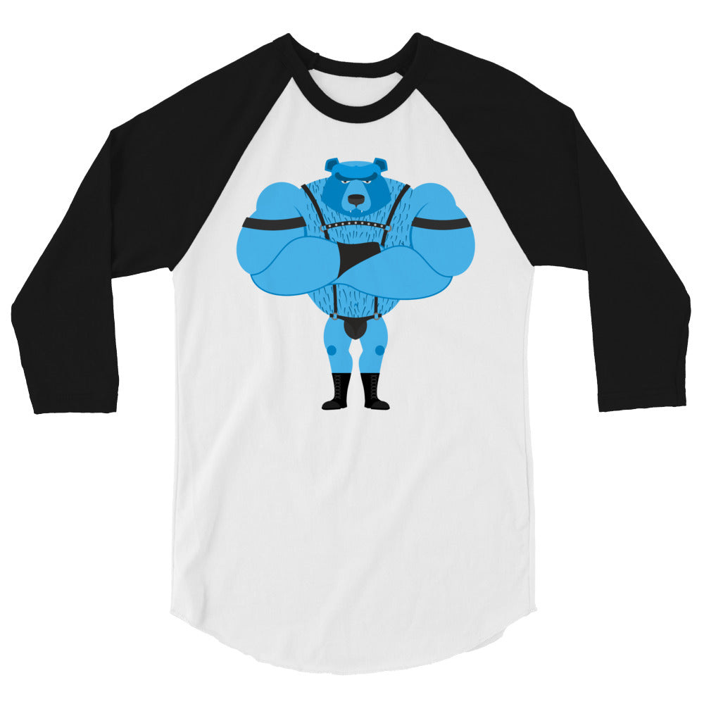 Fetish Gay Bear 3/4 Sleeve Raglan Shirt