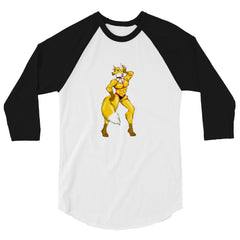 Hot Gay Furry 3/4 Sleeve Raglan Shirt