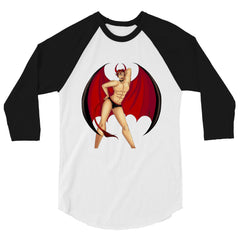 Gay Devil 3/4 Sleeve Raglan Shirt