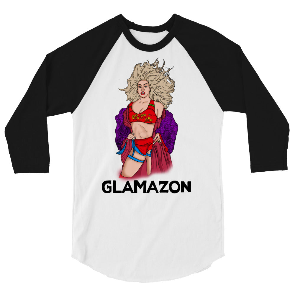 Glamazon 3/4 Sleeve Raglan Shirt