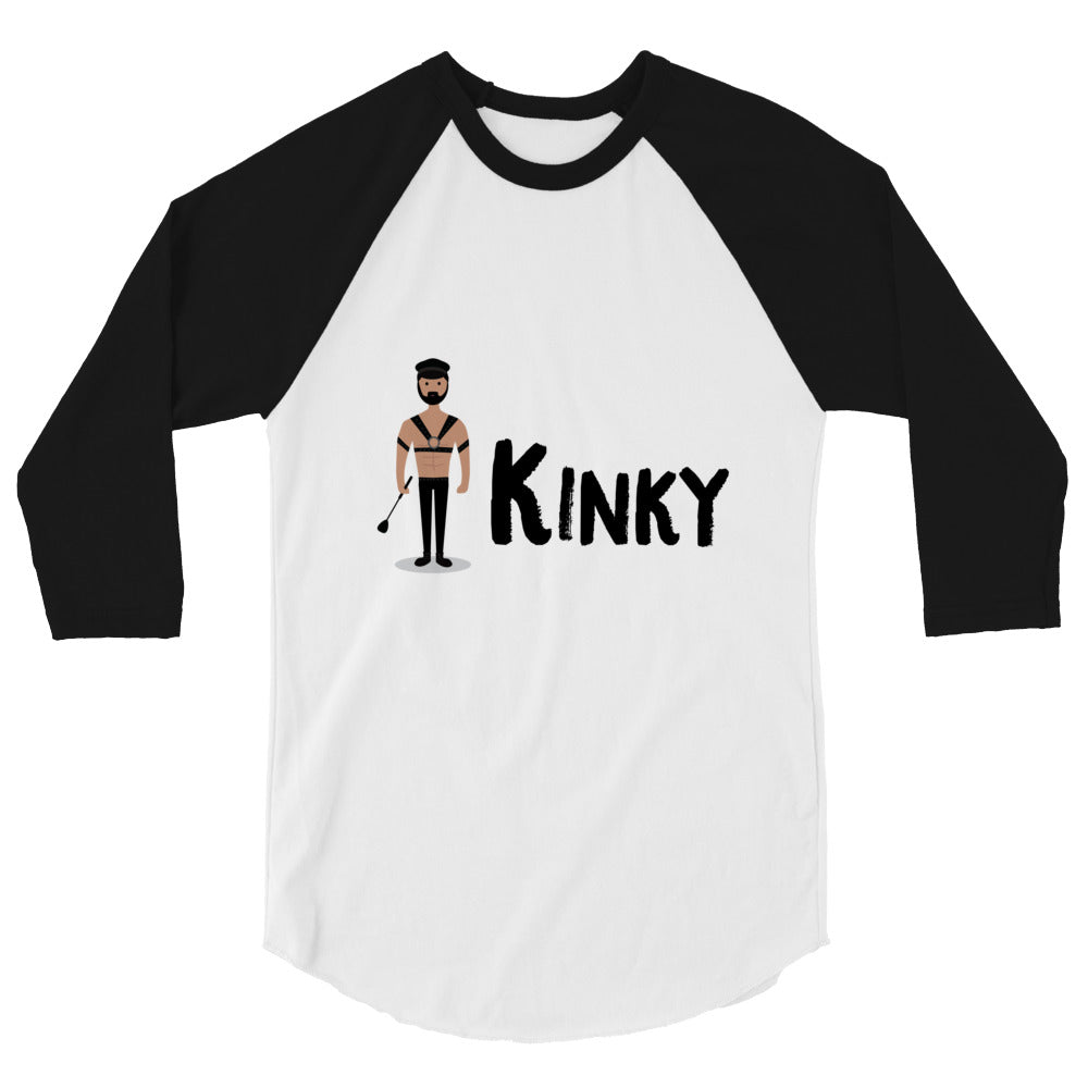 Kinky 3/4 Sleeve Raglan Shirt