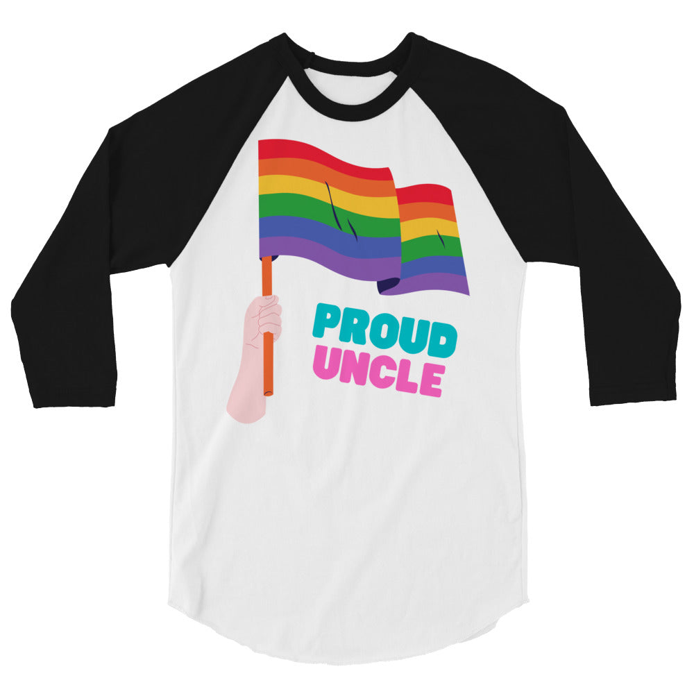 Proud Uncle 3/4 Sleeve Raglan Shirt