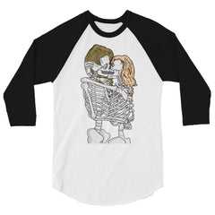 Queer Skeletons 3/4 Sleeve Raglan Shirt