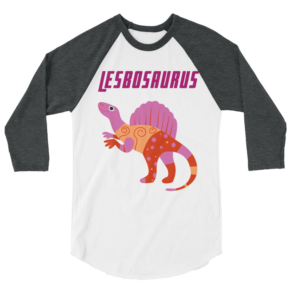Lesbosaurus 3/4 Sleeve Raglan Shirt