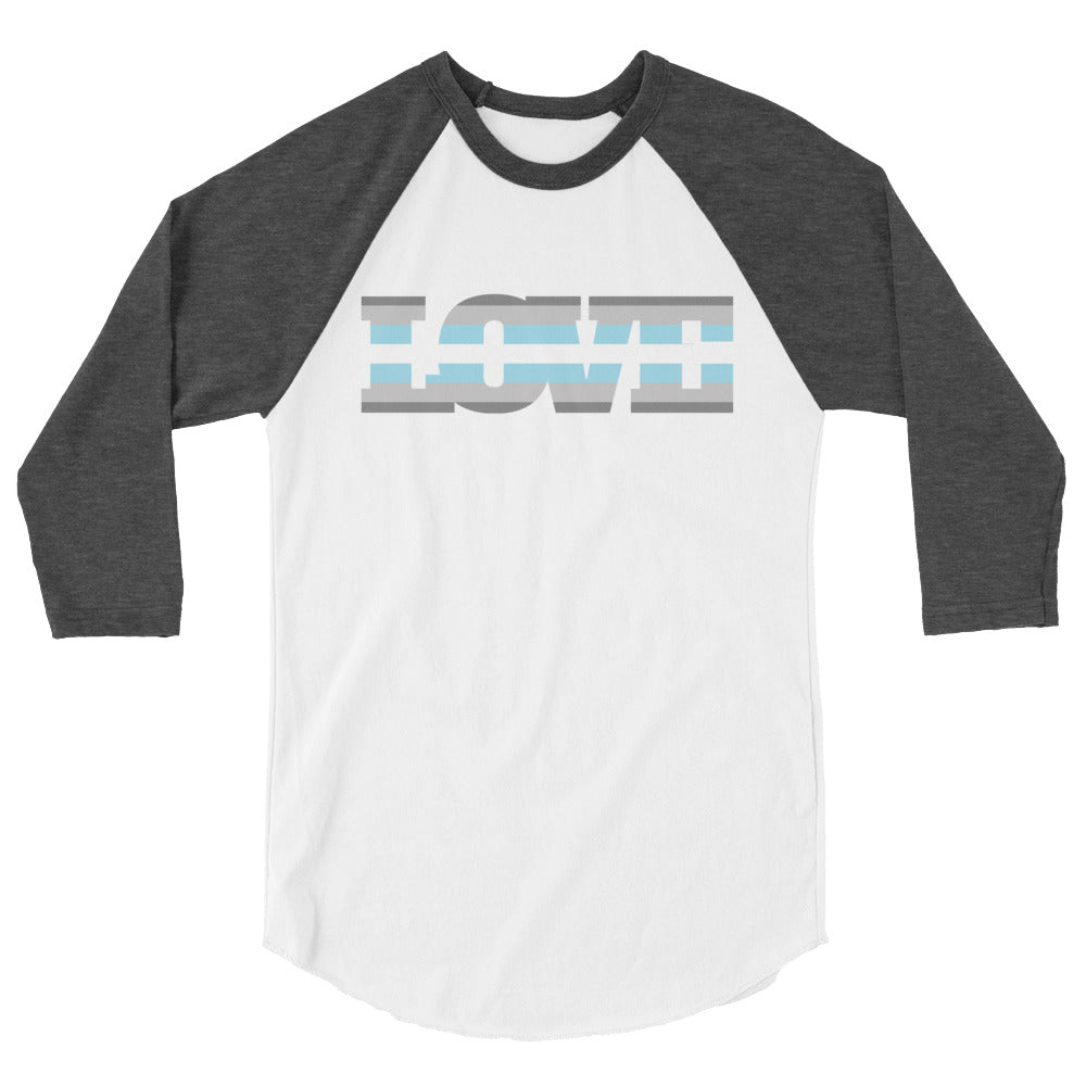 Demiboy Love 3/4 Sleeve Raglan Shirt