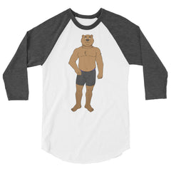Gay Cub 3/4 Sleeve Raglan Shirt