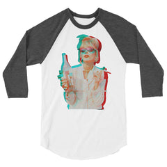 Patsy Stone Absolutely Fabulous 3/4 Sleeve Raglan Shirt