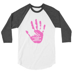 Stop Your Inner Saboteur 3/4 Sleeve Raglan Shirt