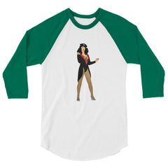 Cher Burlesque 3/4 Sleeve Raglan Shirt