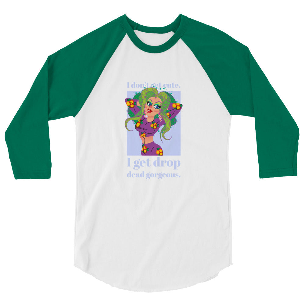 Drop Dead Gorgeous 3/4 Sleeve Raglan Shirt