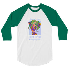 Drop Dead Gorgeous 3/4 Sleeve Raglan Shirt