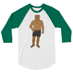 Gay Cub 3/4 Sleeve Raglan Shirt
