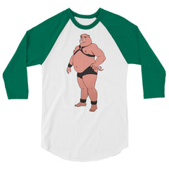 Gay Pig 3/4 Sleeve Raglan Shirt