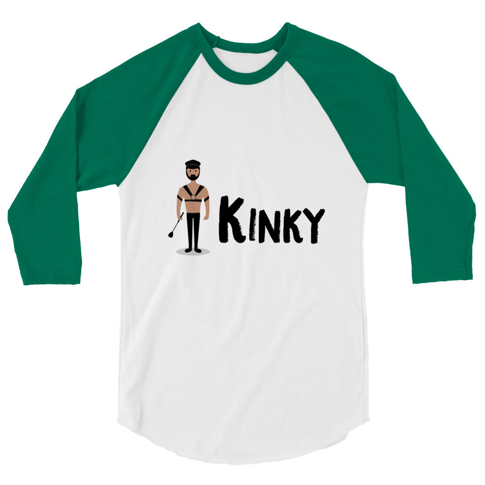 Kinky 3/4 Sleeve Raglan Shirt
