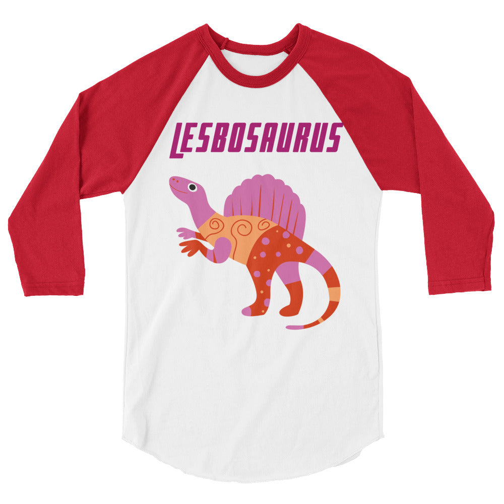 Lesbosaurus 3/4 Sleeve Raglan Shirt