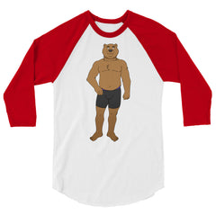 Gay Cub 3/4 Sleeve Raglan Shirt