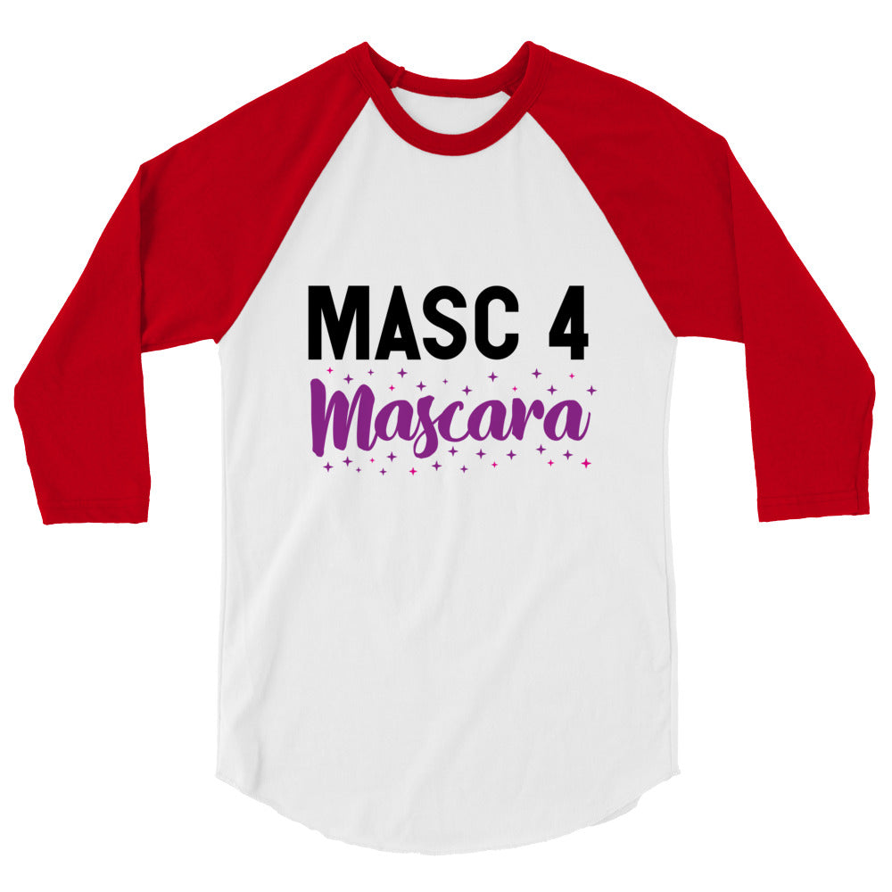 Masc 4 Mascara 3/4 Sleeve Raglan Shirt