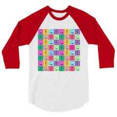 Vibrator Pop Art 3/4 Sleeve Raglan Shirt