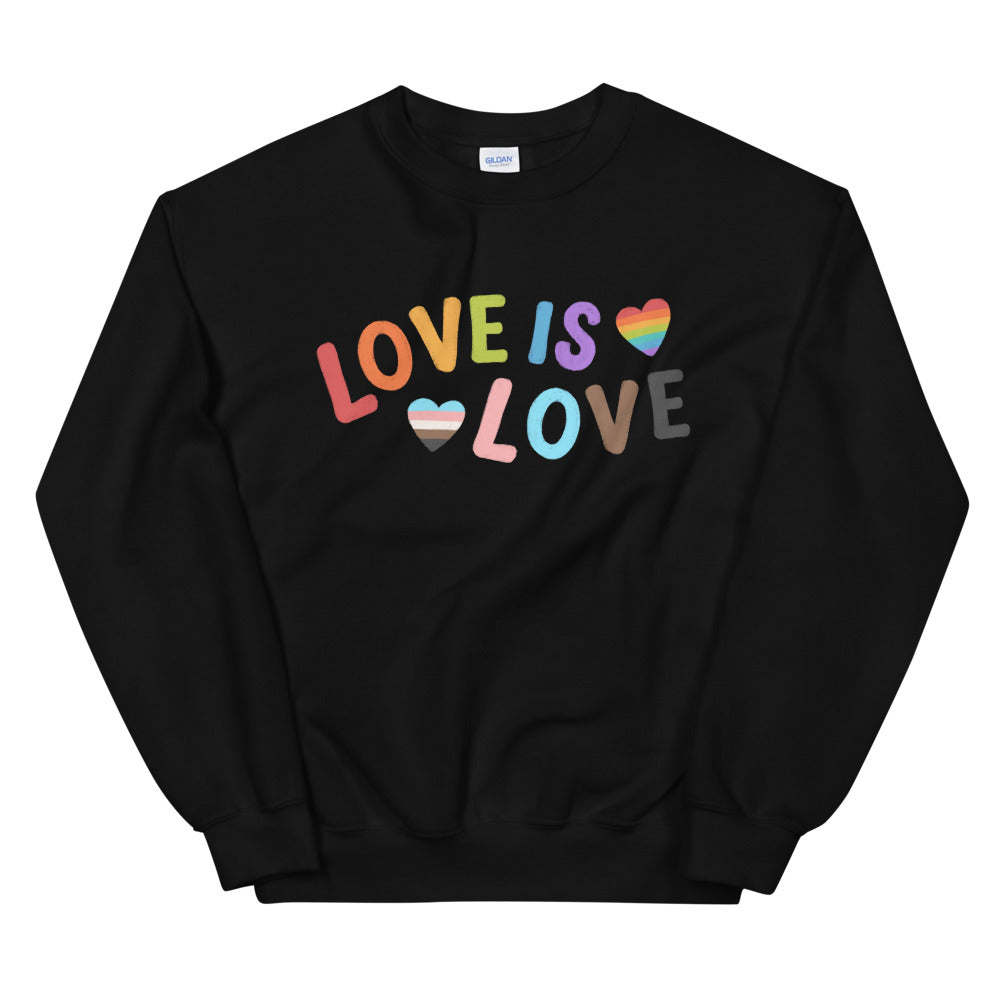 Love Is Love LGBTQ Unisex Sweatshirt