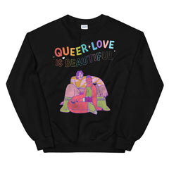 Queer Love Is Beautiful Unisex Sweatshirt