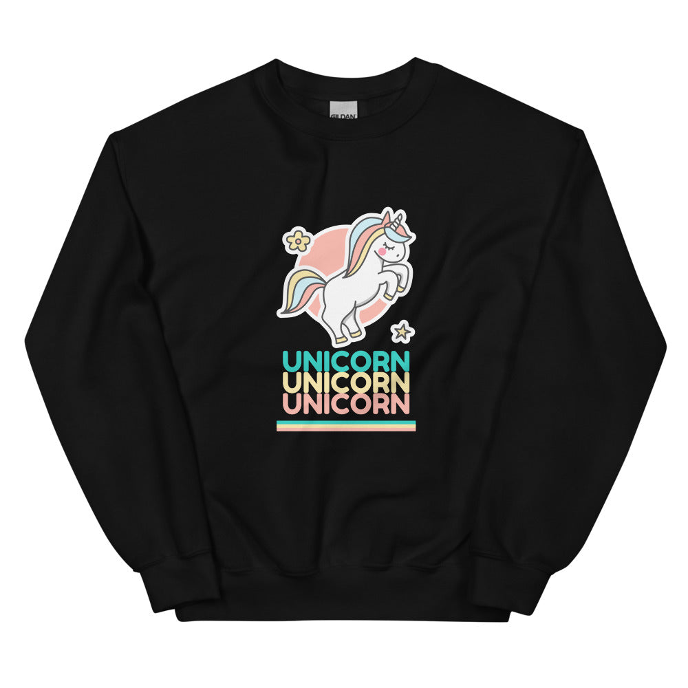 Unicorn Unicorn Unicorn Unisex Sweatshirt
