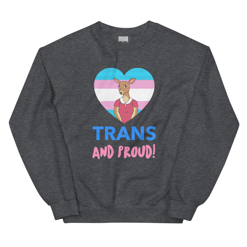 Trans And Proud Unisex Sweatshirt