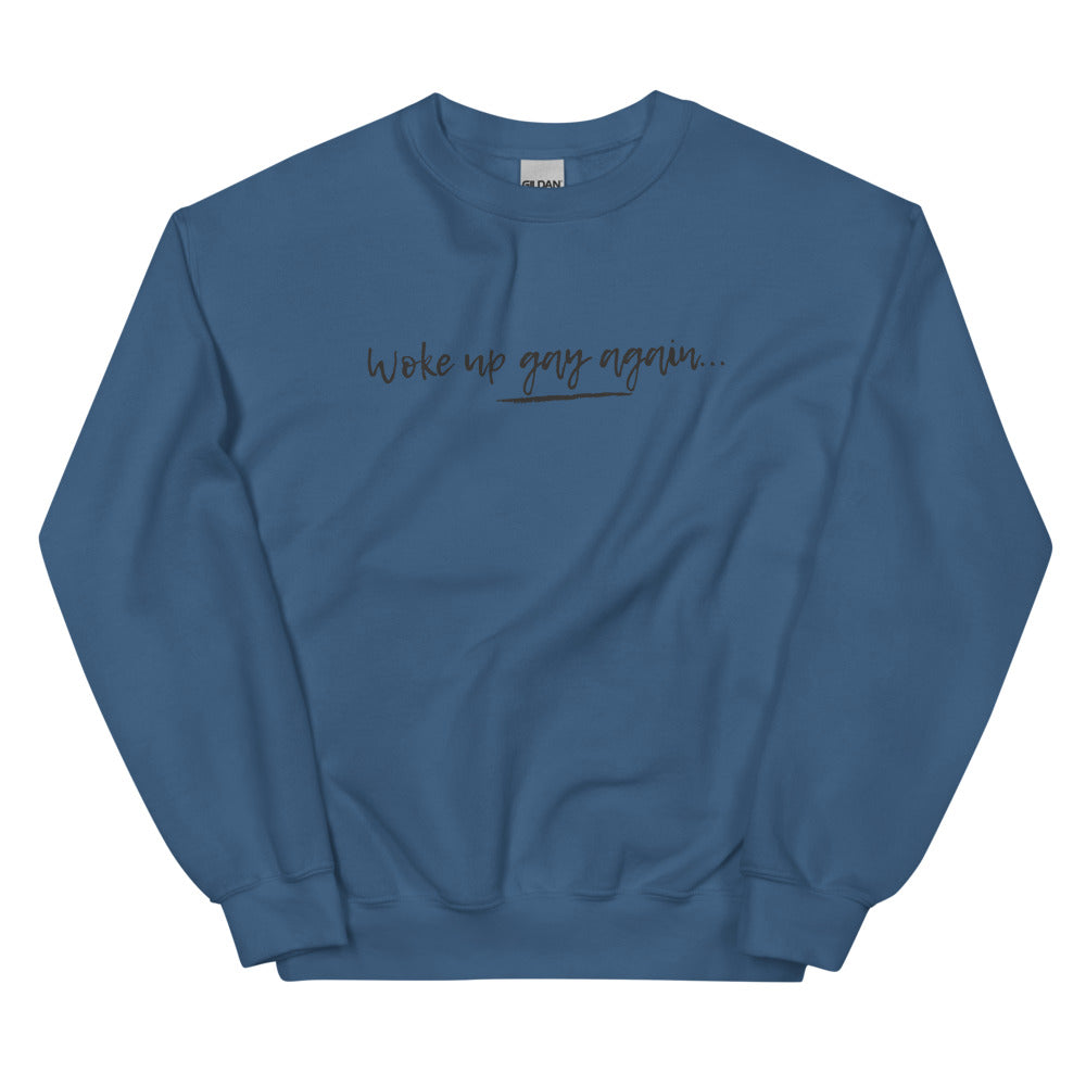 Woke Up Gay Again Unisex Sweatshirt