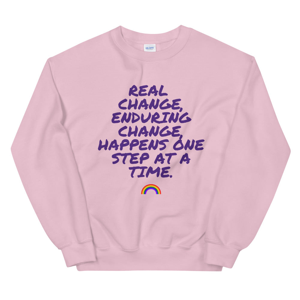 Real Change, Enduring Change Unisex Sweatshirt