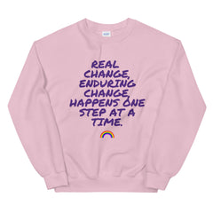 Real Change, Enduring Change Unisex Sweatshirt