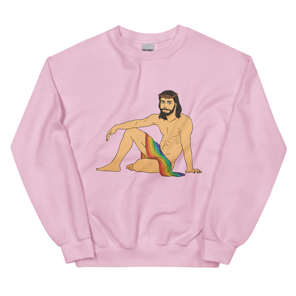 Sexy Gay Jesus Unisex Sweatshirt