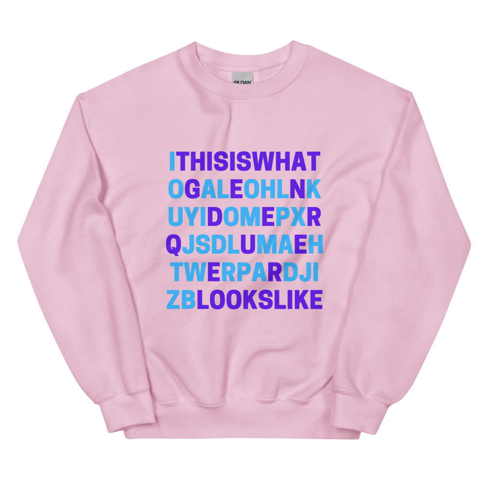 This Is What Genderqueer Looks Like Unisex Sweatshirt