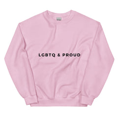 LGBTQ & Proud Unisex Sweatshirt