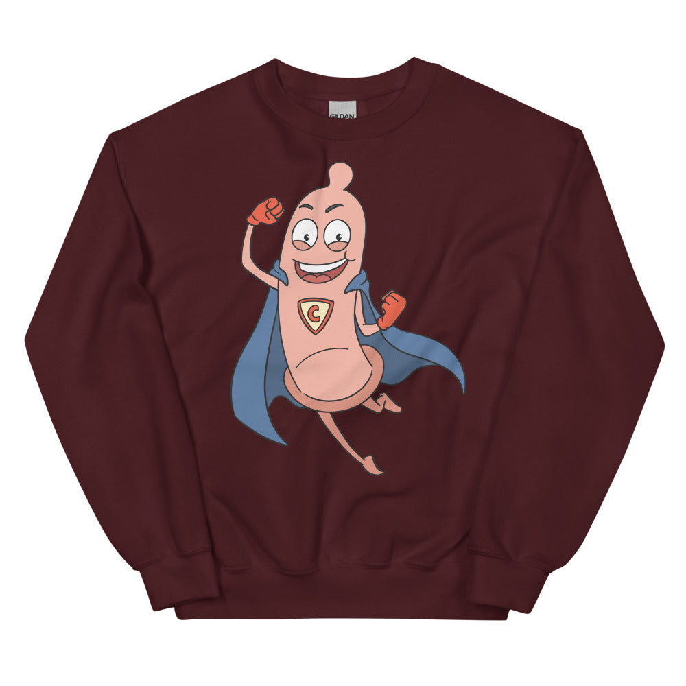 Super Condom Unisex Sweatshirt