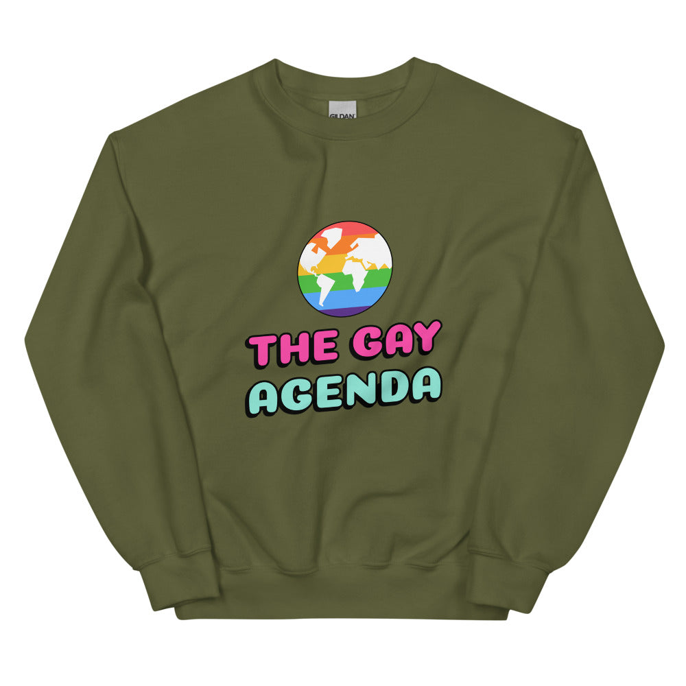 The Gay Agenda Unisex Sweatshirt
