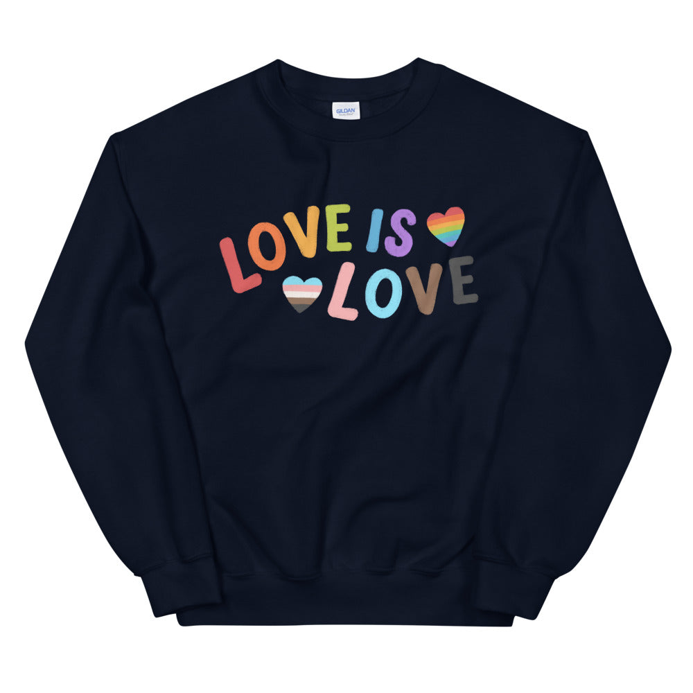 Love Is Love LGBTQ Unisex Sweatshirt