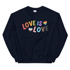 Love Is Love LGBTQ Unisex Sweatshirt