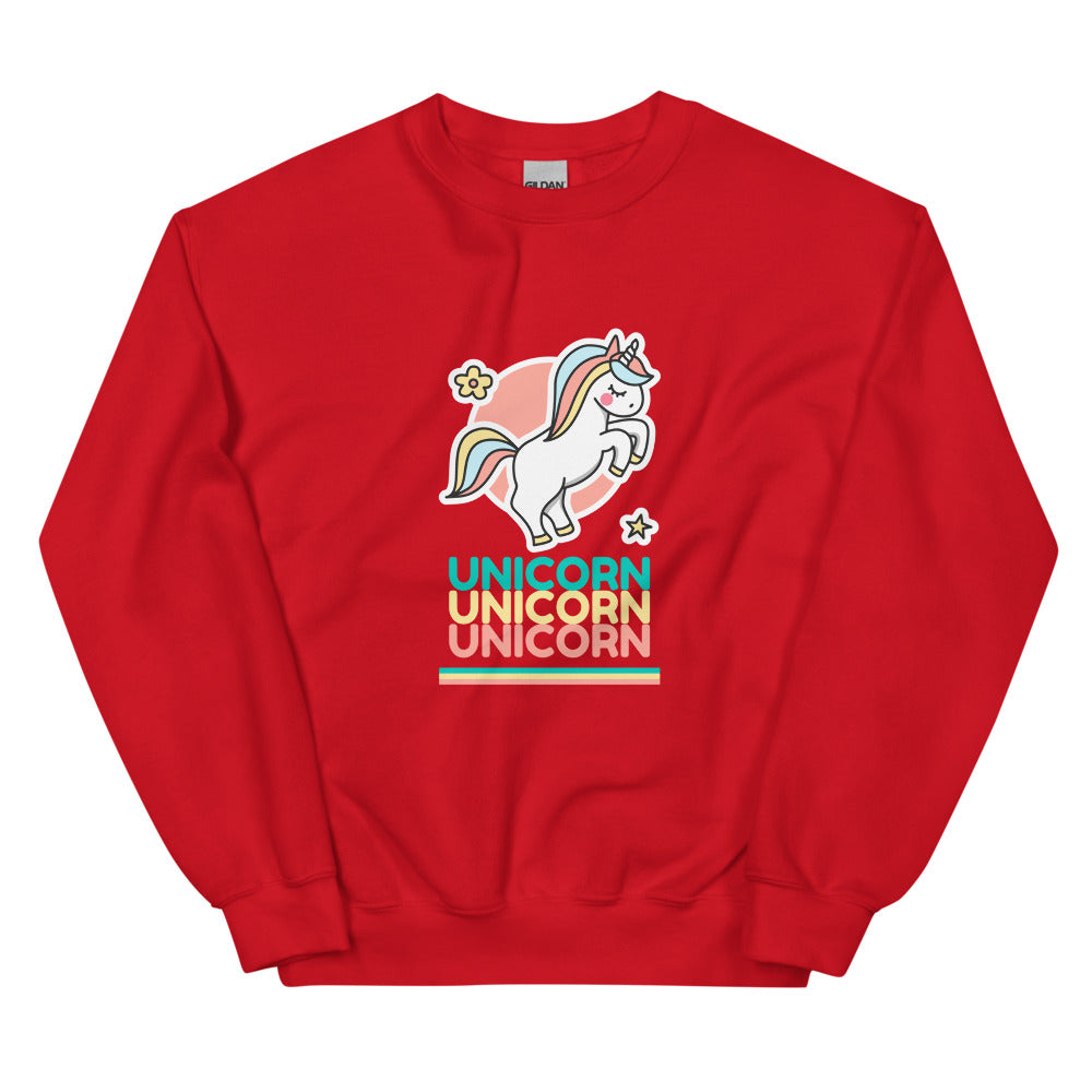 Unicorn Unicorn Unicorn Unisex Sweatshirt