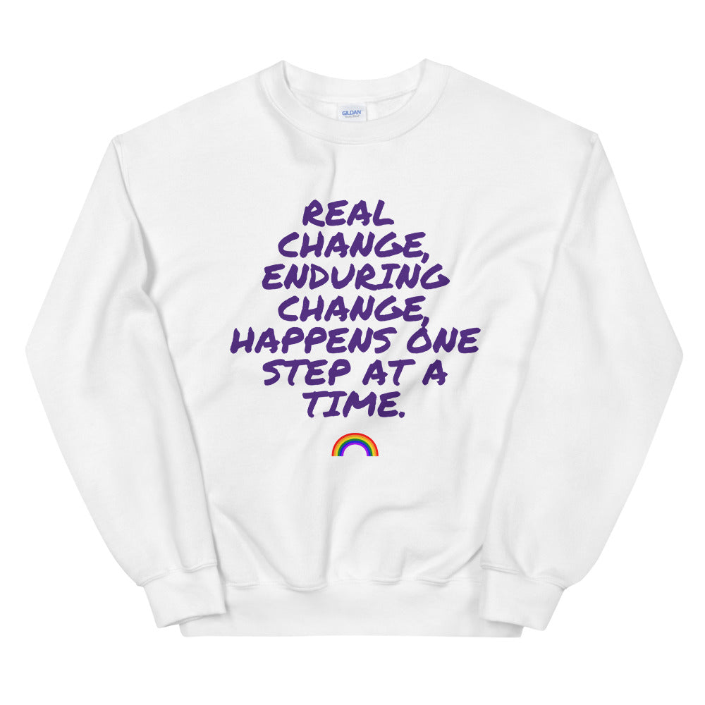 Real Change, Enduring Change Unisex Sweatshirt