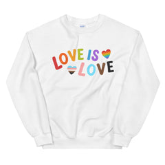 Love Is Love LGBTQ Unisex Sweatshirt