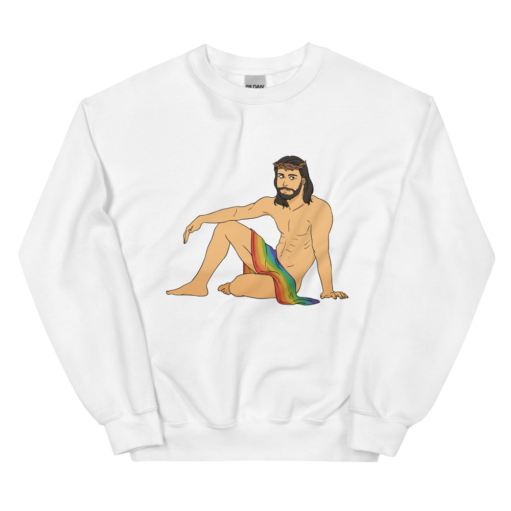 Sexy Gay Jesus Unisex Sweatshirt