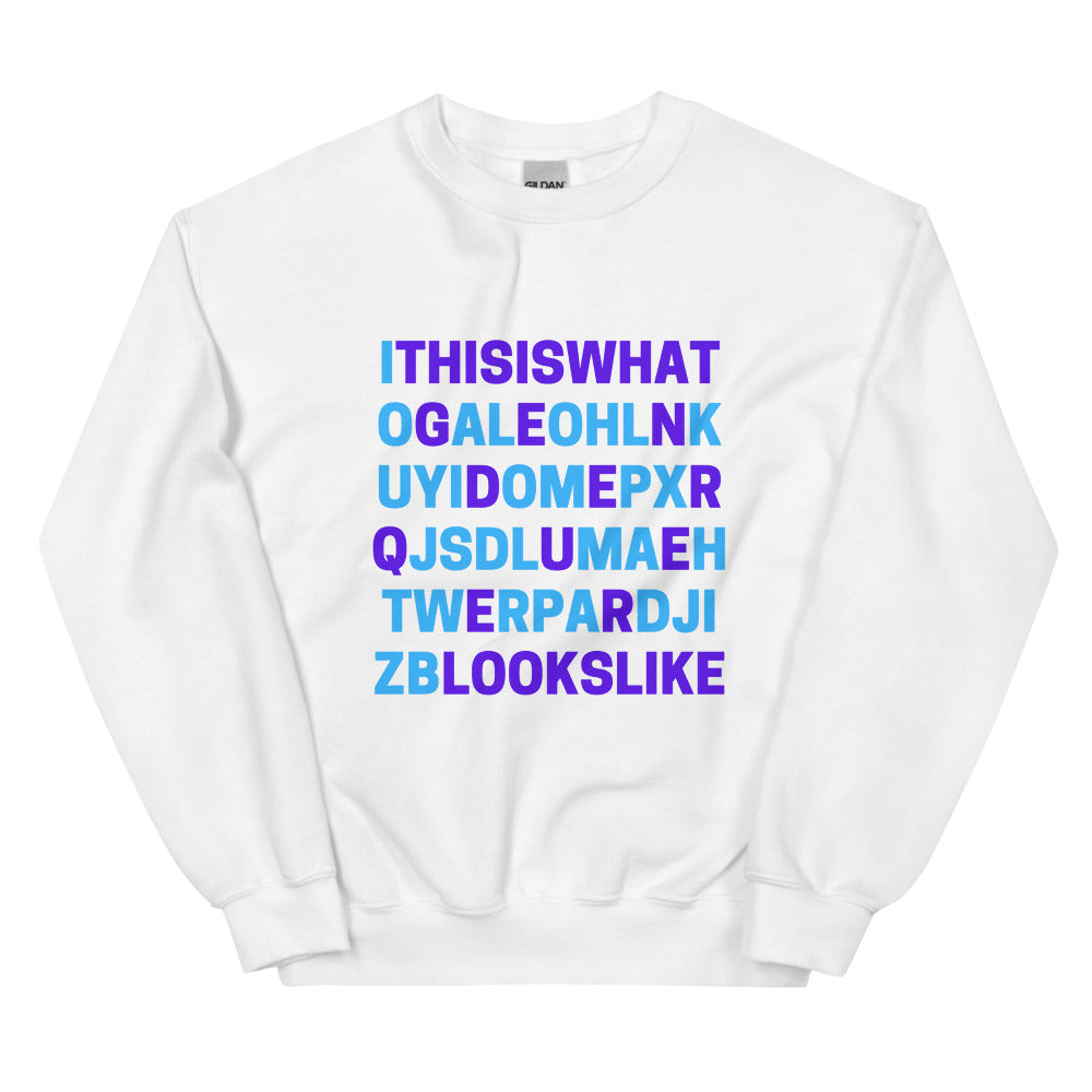 This Is What Genderqueer Looks Like Unisex Sweatshirt