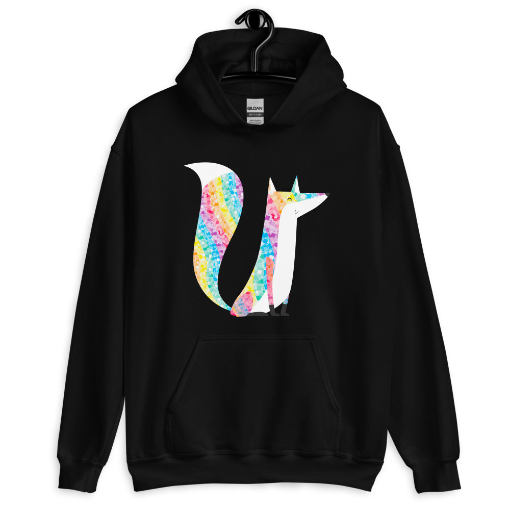 Glitter Fox Unisex Hoodie