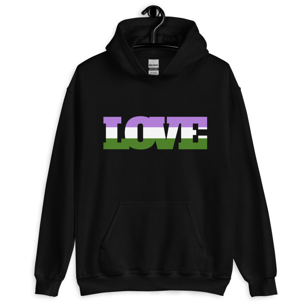 Genderqueer Love Unisex Hoodie