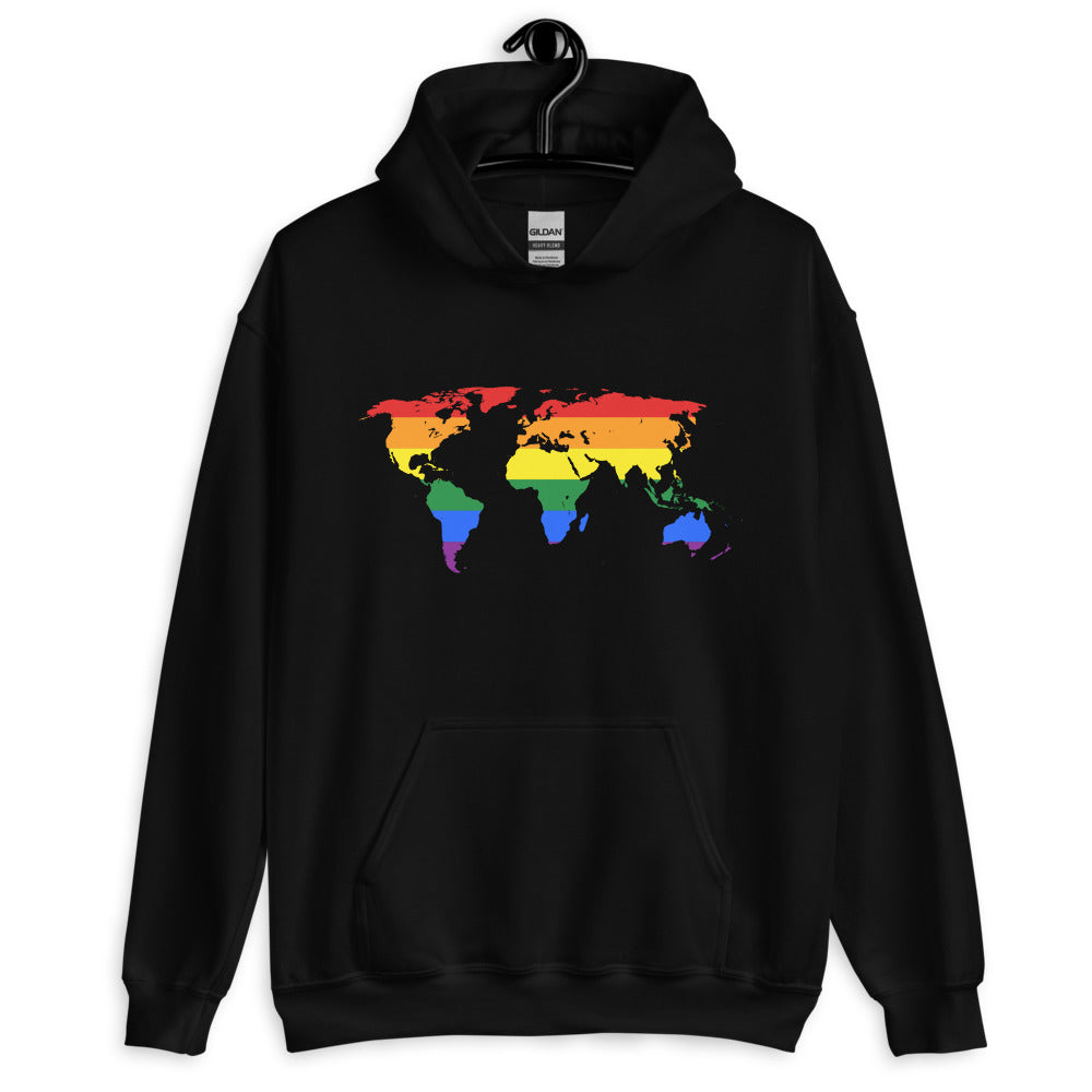 Gay Map Unisex Hoodie