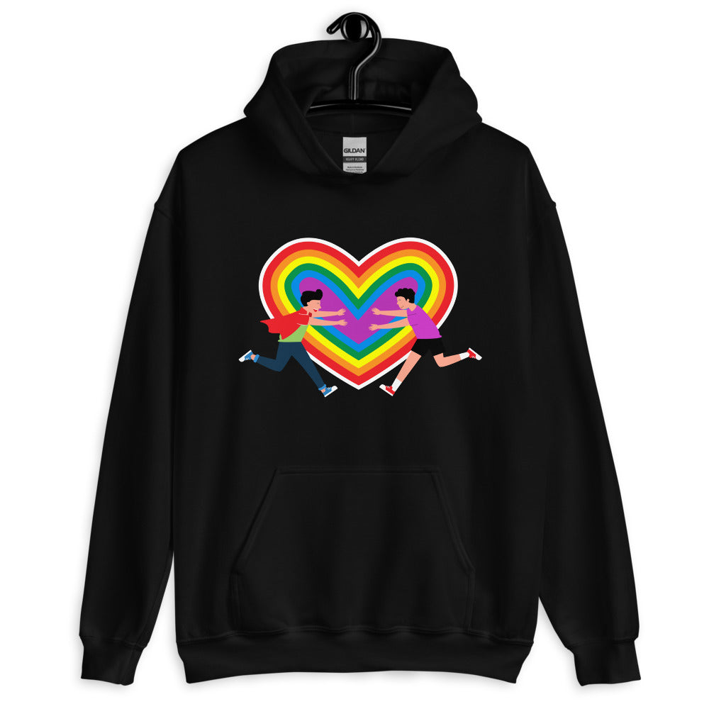 Gay Couple Unisex Hoodie