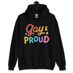 Gay & Proud Unisex Hoodie