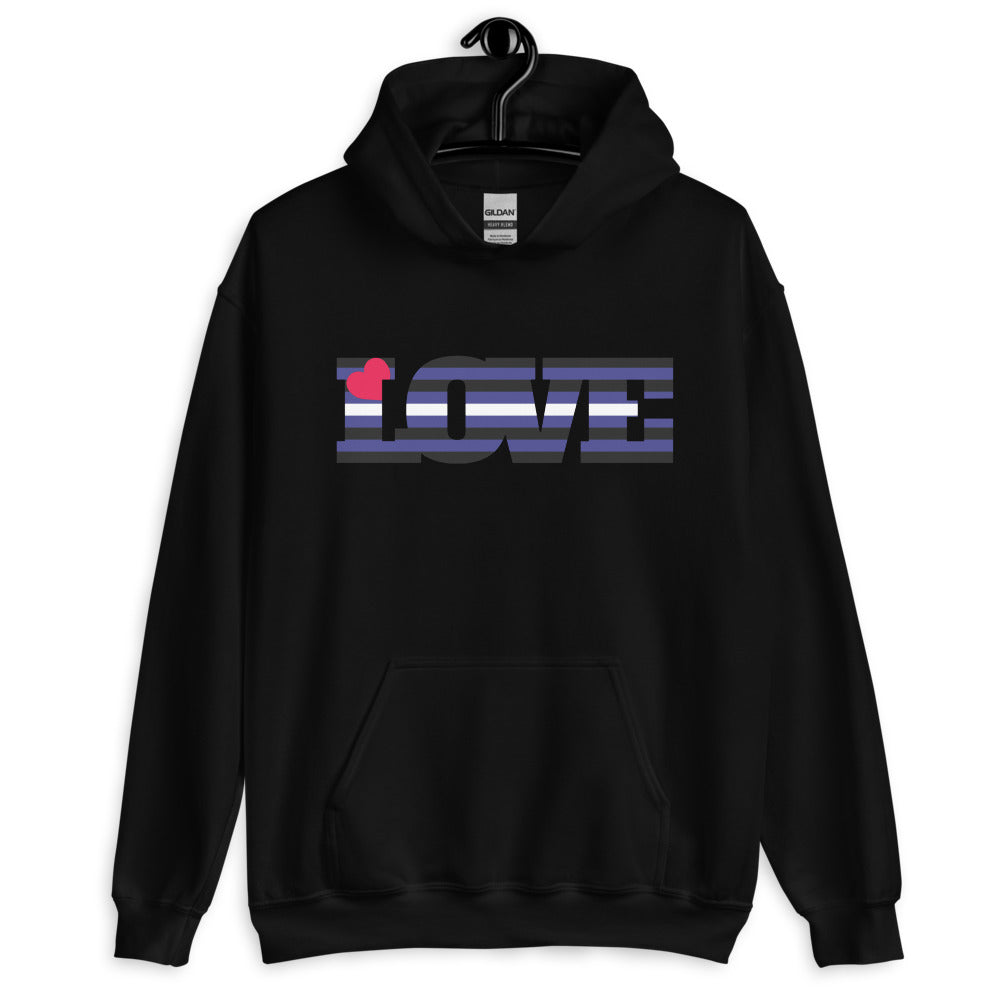 Leather Pride Love Unisex Hoodie