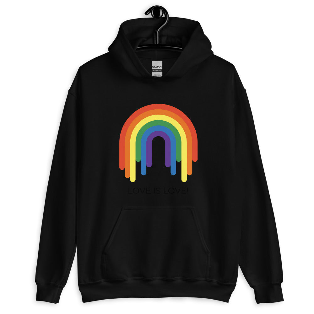 Love Is Love Rainbow Unisex Hoodie