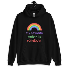 My Favorite Colour Is Rainbow Unisex Hoodie